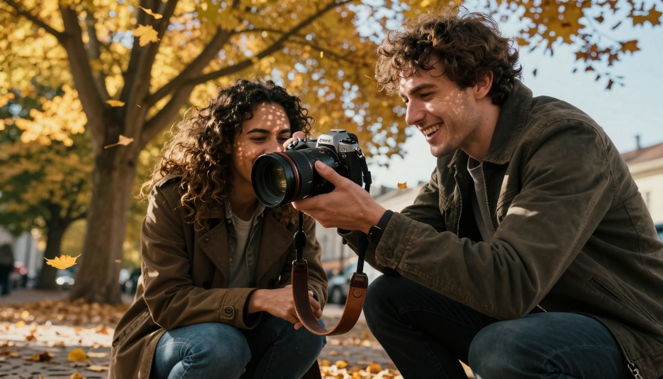 Photographer capturing candid moments Photographer capturing candid moments