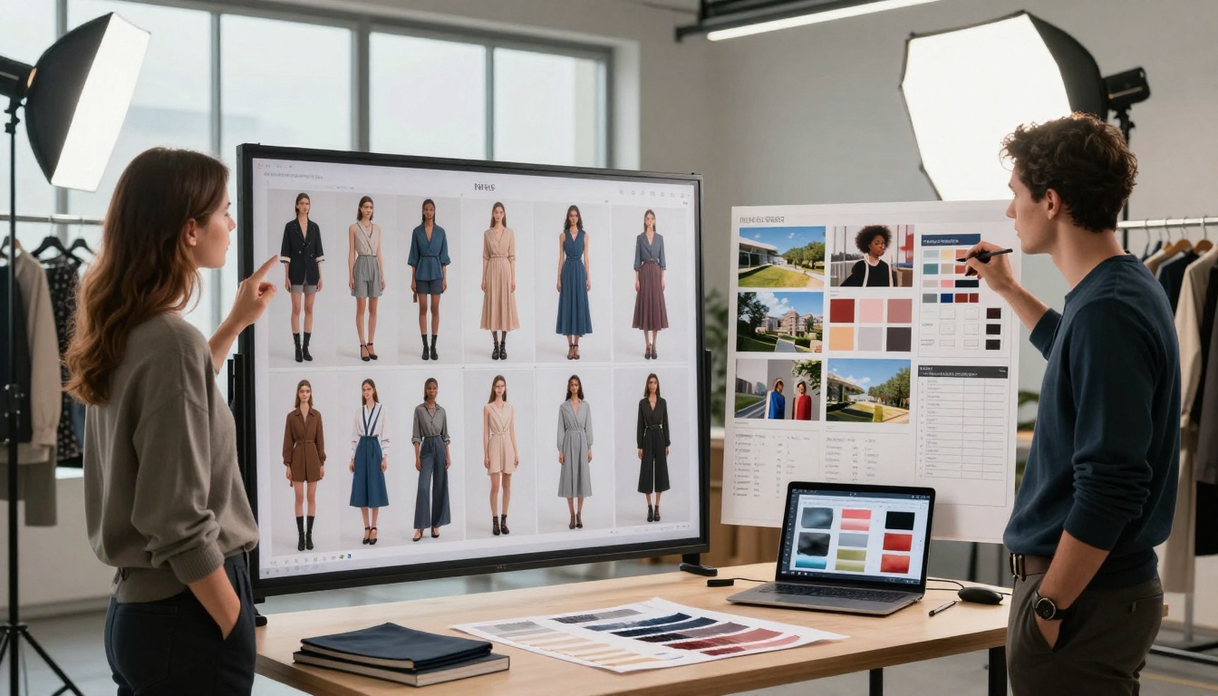 Fashion editorial studio using GPT Image 1.5 for pre-visualization