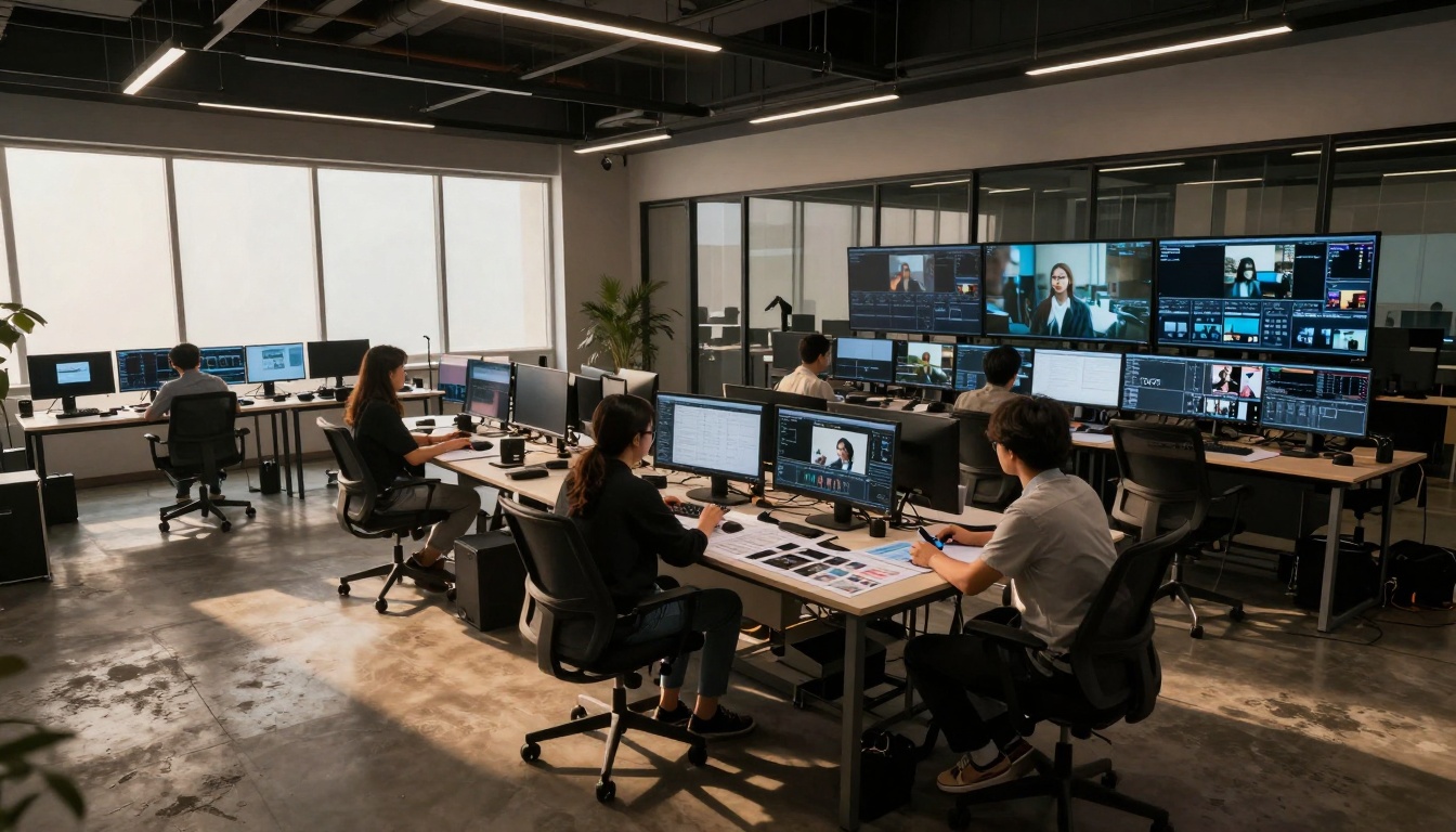 Video Production Studio Environment