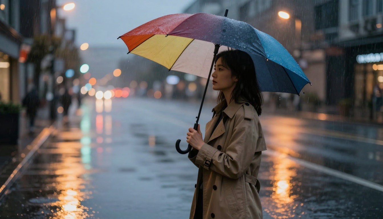 Urban Rain Scene Example