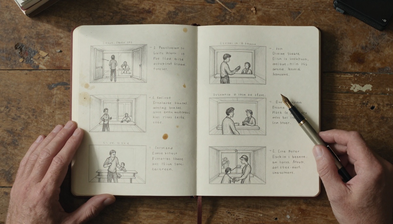 Storyboard aerial view