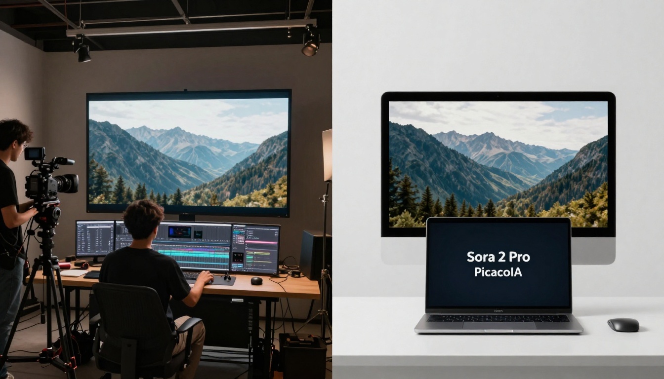 Traditional vs AI video production