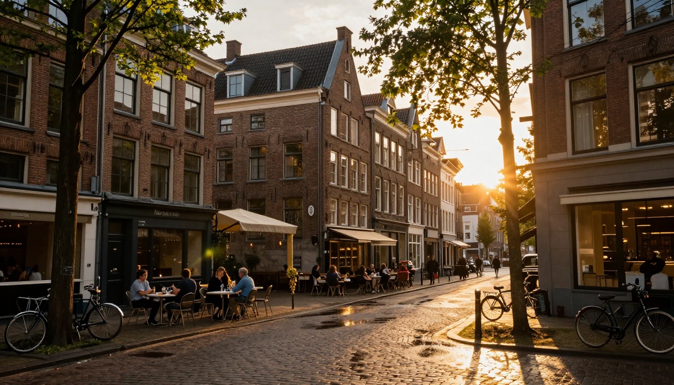 Urban Street Scene Composition