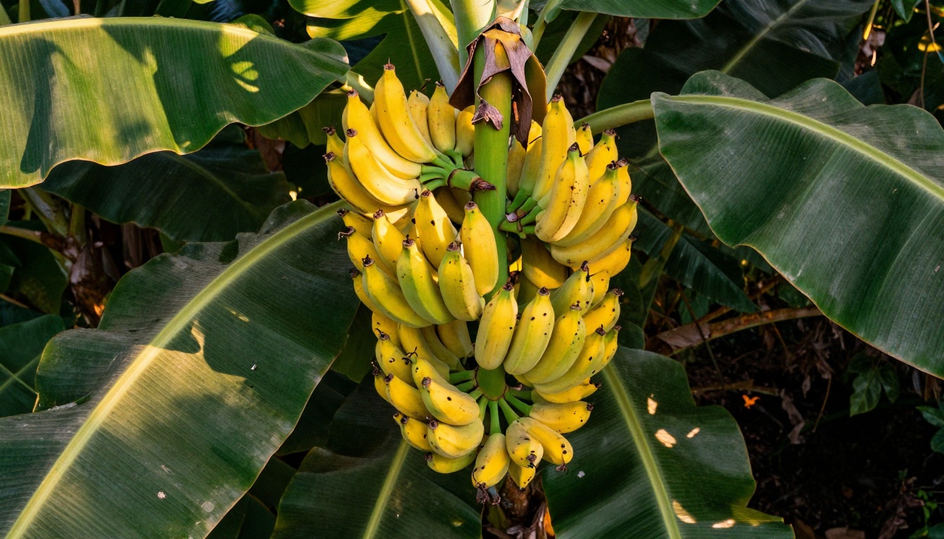 Banana Bunch Aerial View