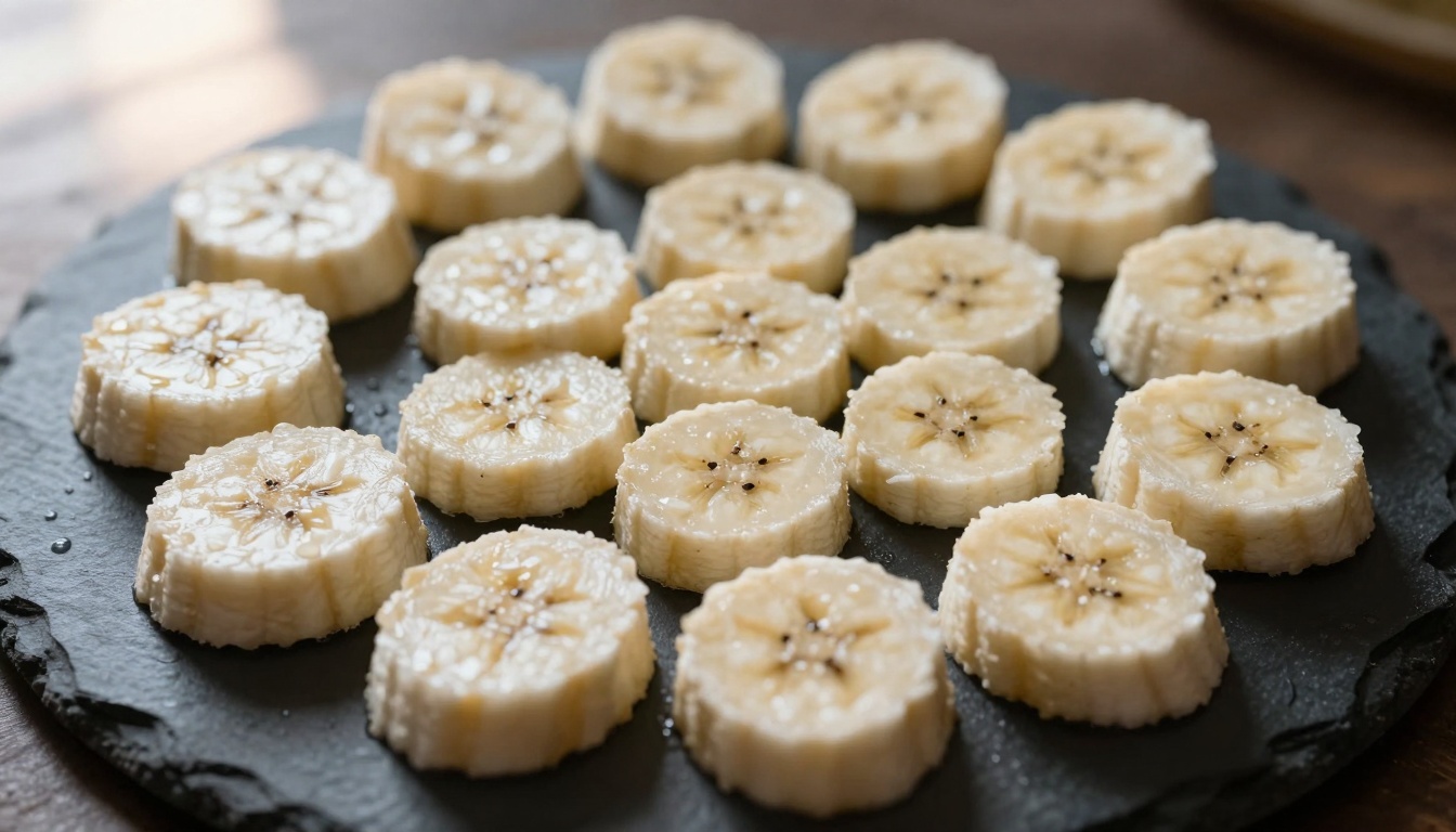 Banana Slice Geometric Pattern