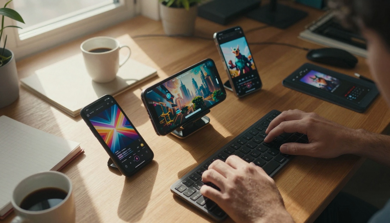 TikTok Creator Workspace Aerial View