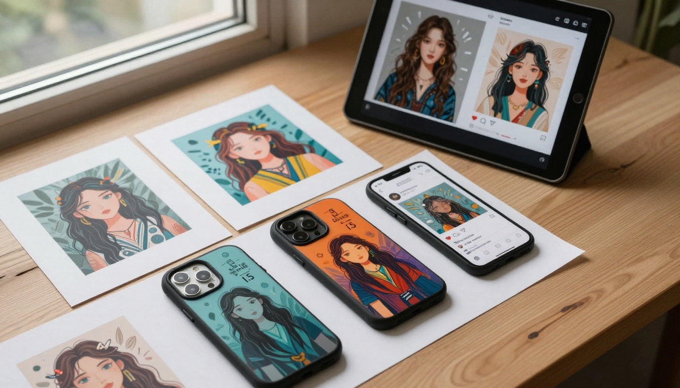 From digital to physical: AI art products