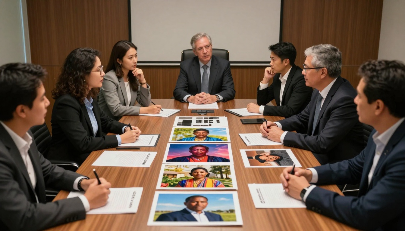 Ethics panel reviewing AI outputs