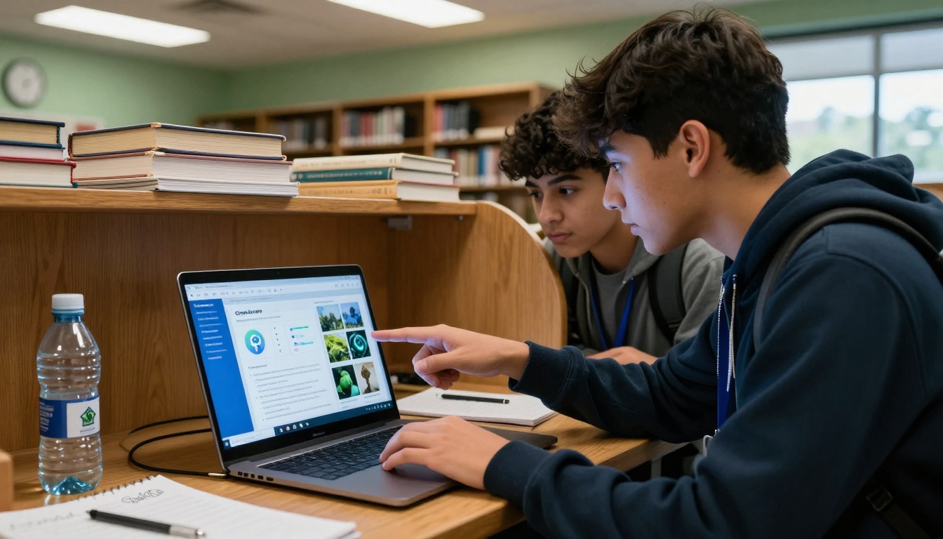 School project with AI tools