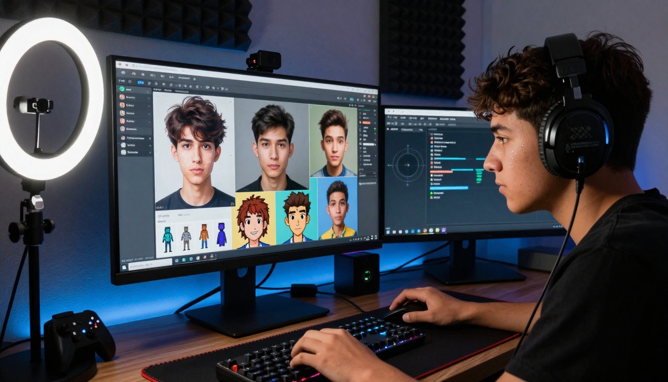 AI avatar creation process