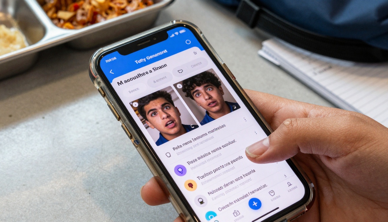 AI meme generation on phone