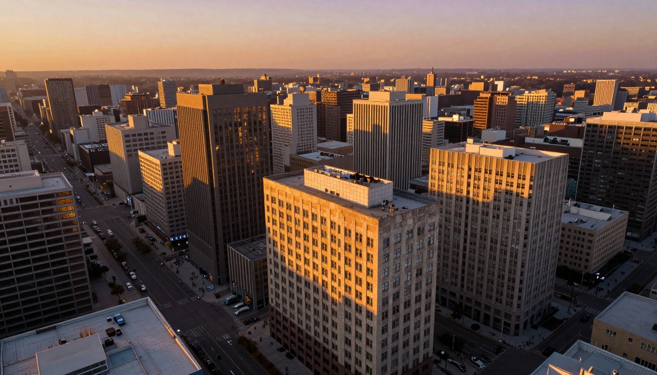 Aerial Cityscape