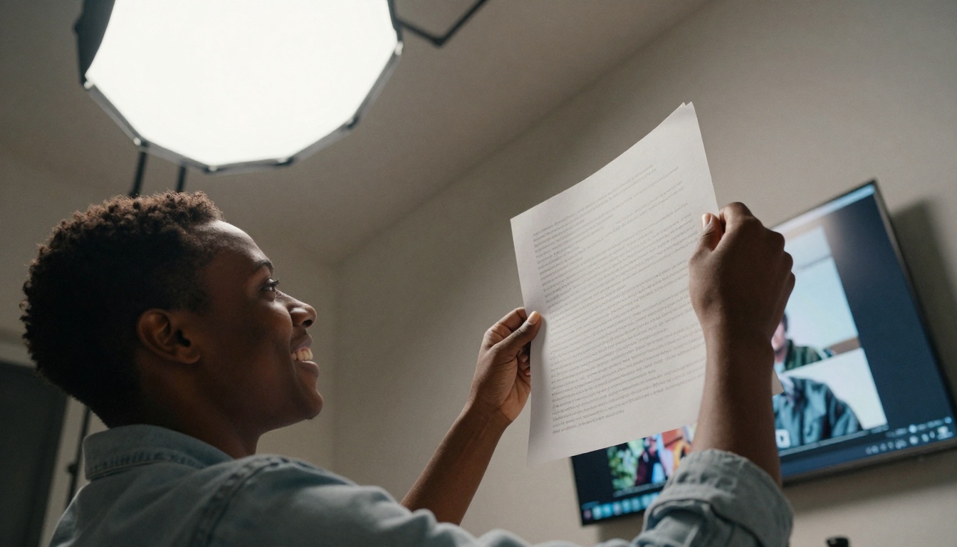 Printed Text to Video