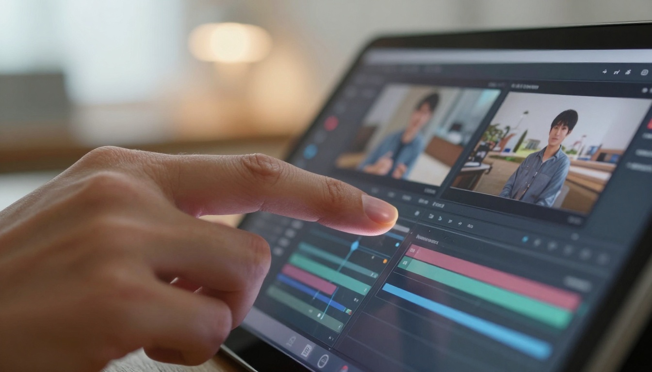 AI Video Editing Interface