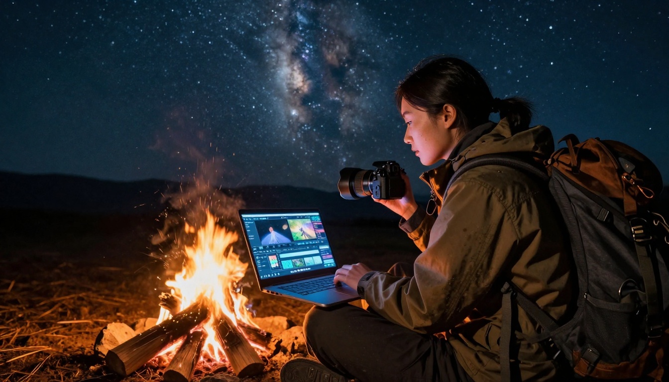 Remote Travel Vlogging