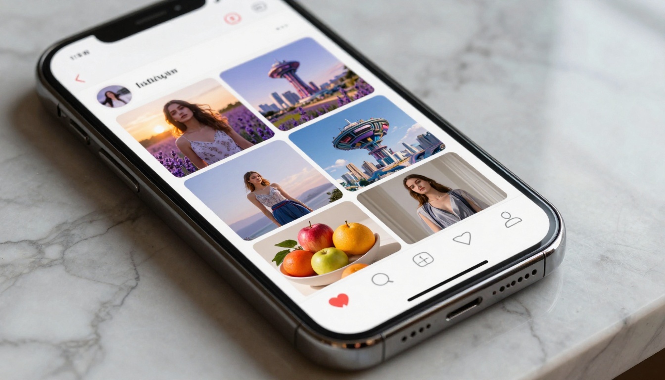 Instagram Feed Filled with AI Content