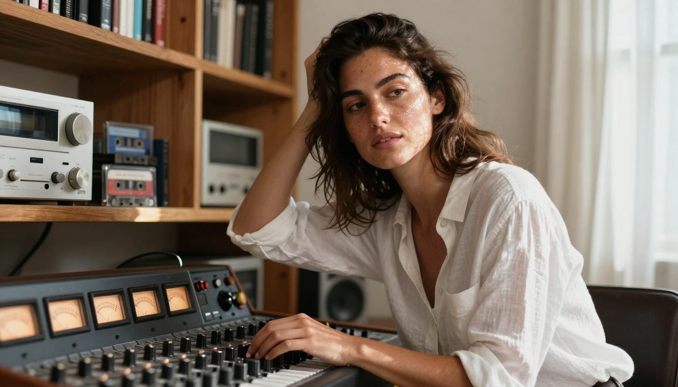 Vintage studio setting