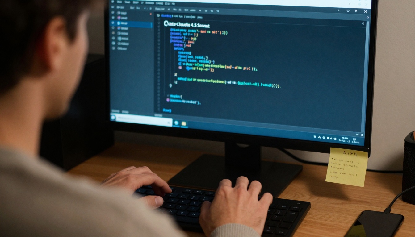 AI coding assistance interface