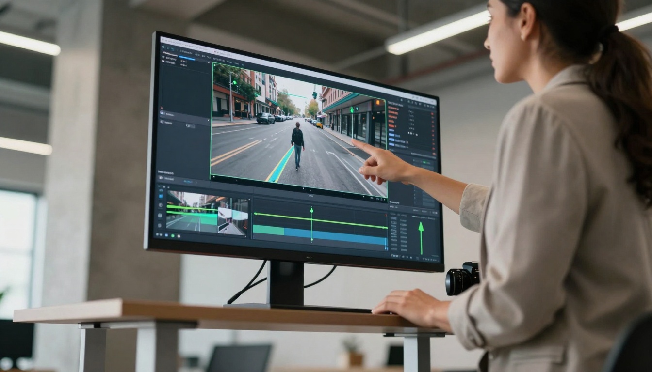 AI Object Tracking Video Editing