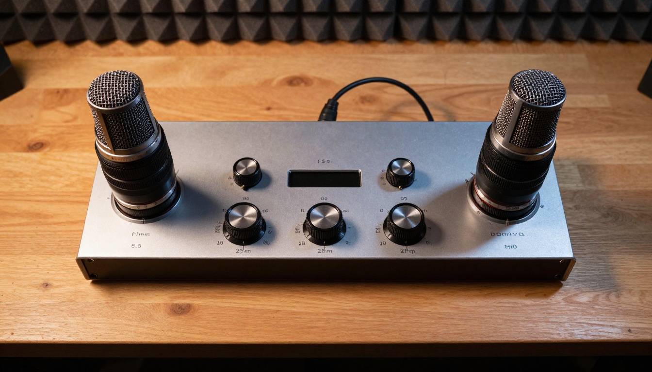 Professional Audio Equipment Overhead