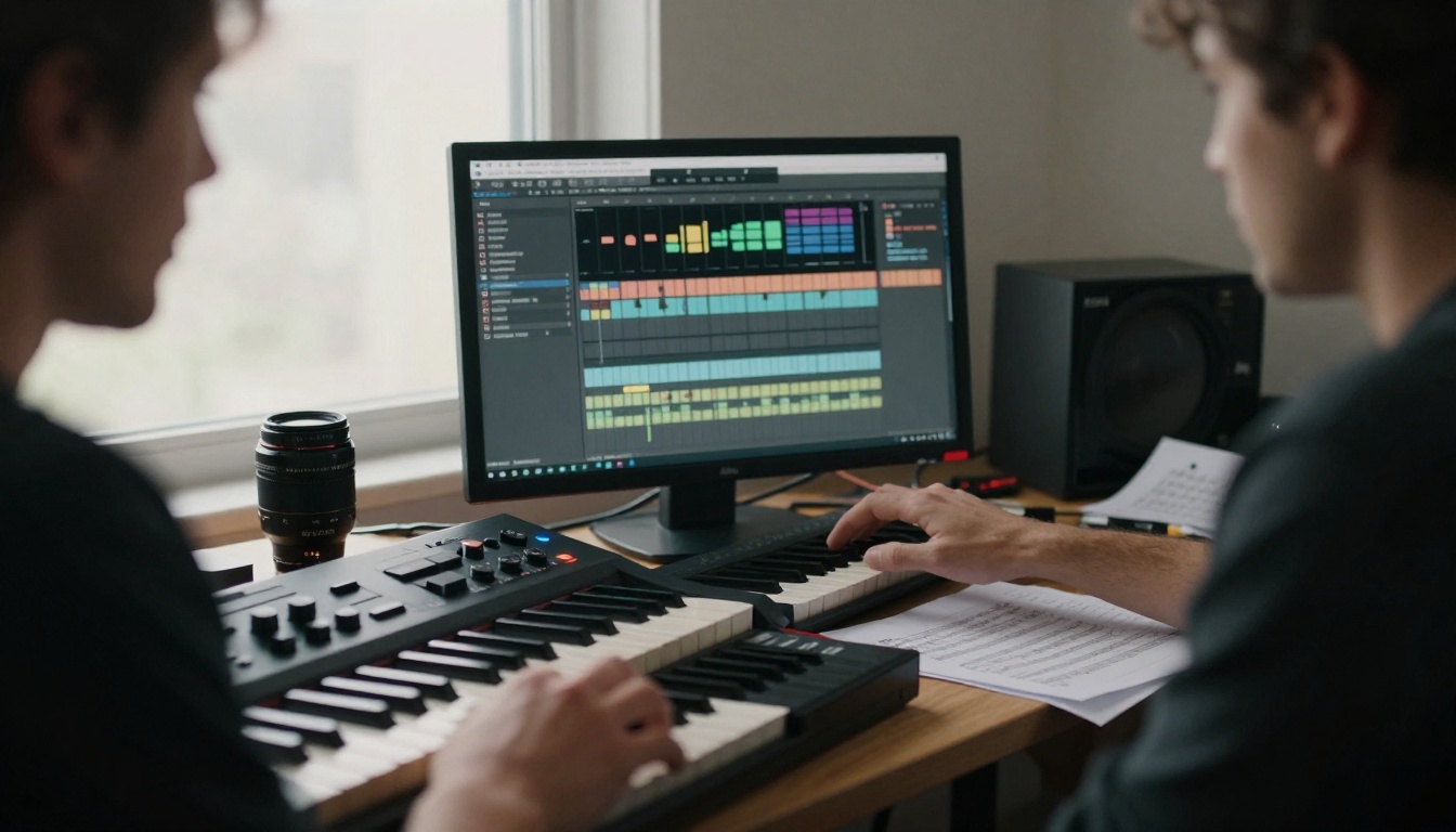 Film Scoring and Composition Workspace