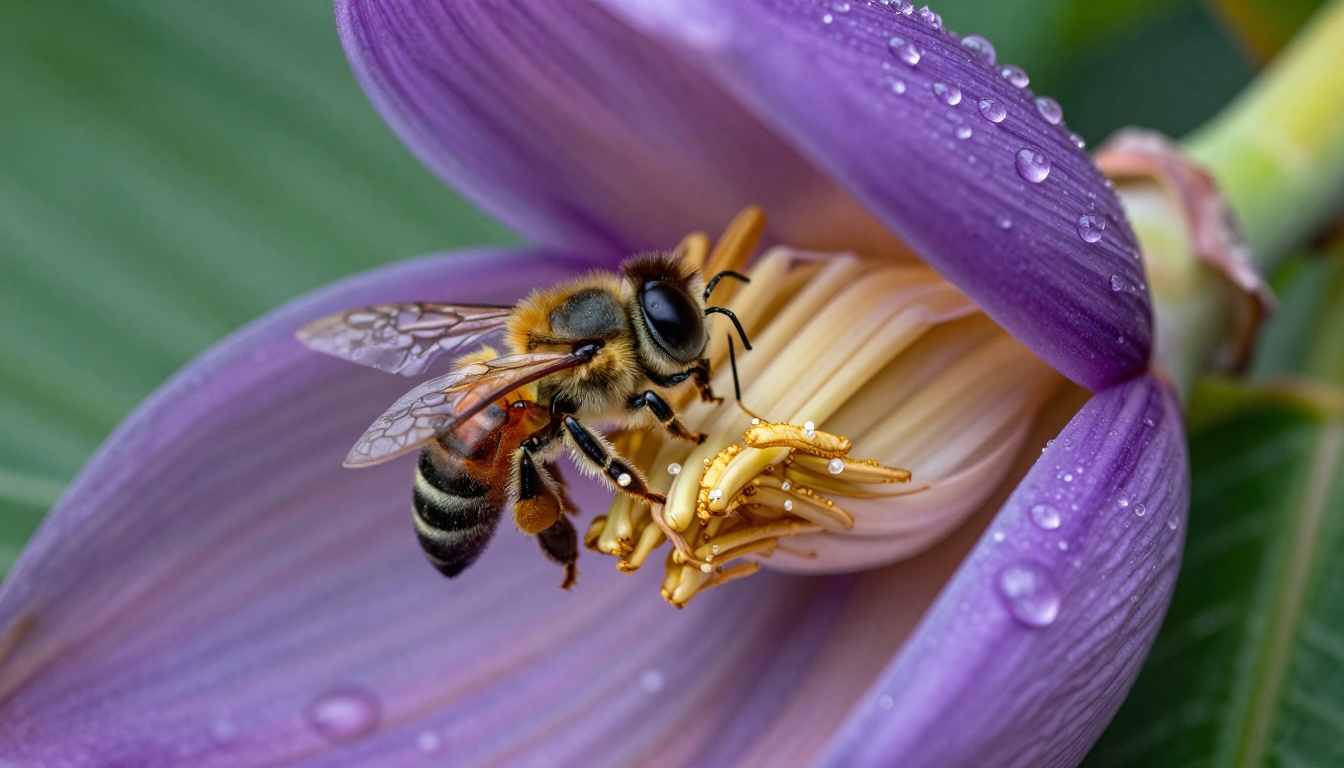 Banana Flower Macro