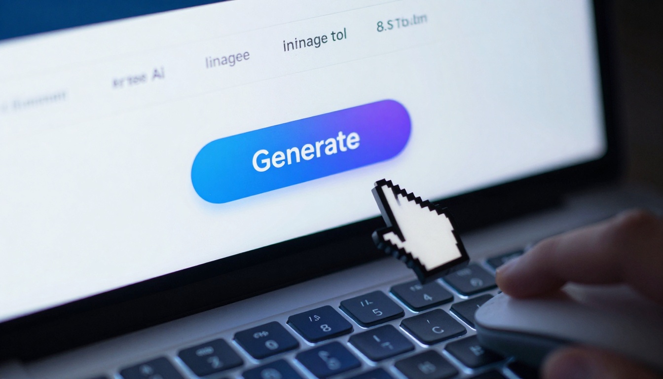 Mouse hovering over generate button