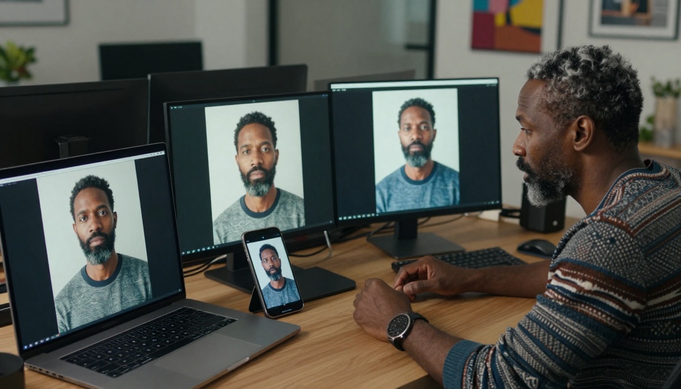 AI Image Refinement Progression