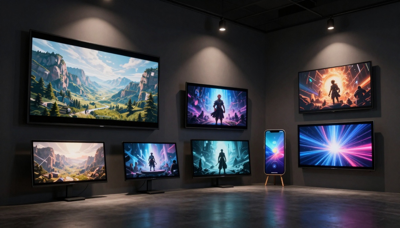 AI Video Results Gallery Display