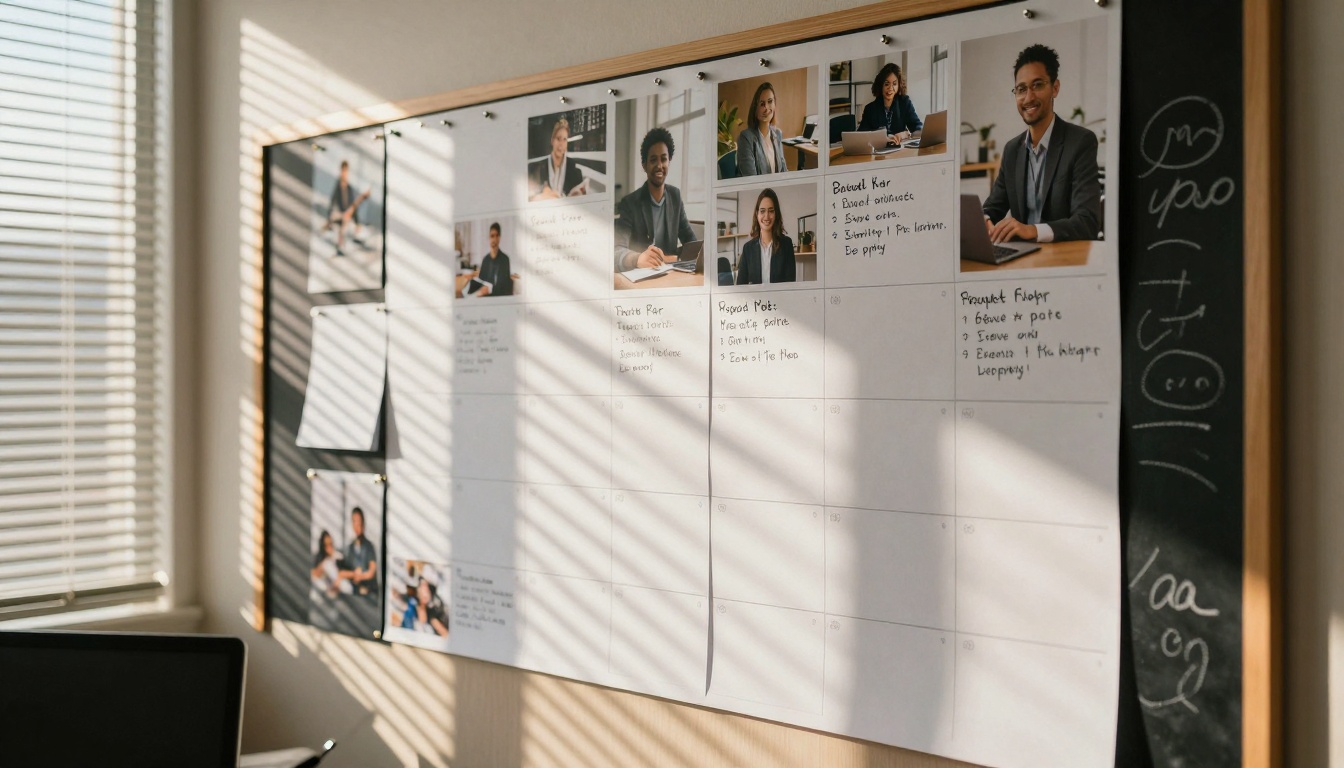 Content calendar planning