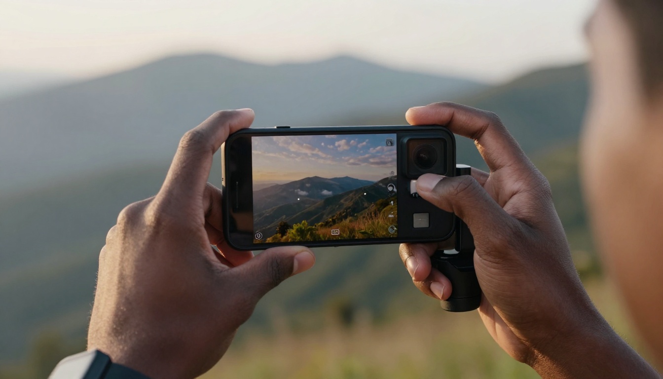 First-person video recording perspective