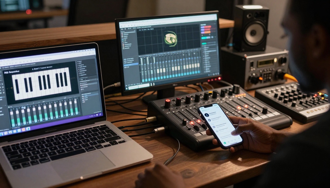 AI Music Production Workspace