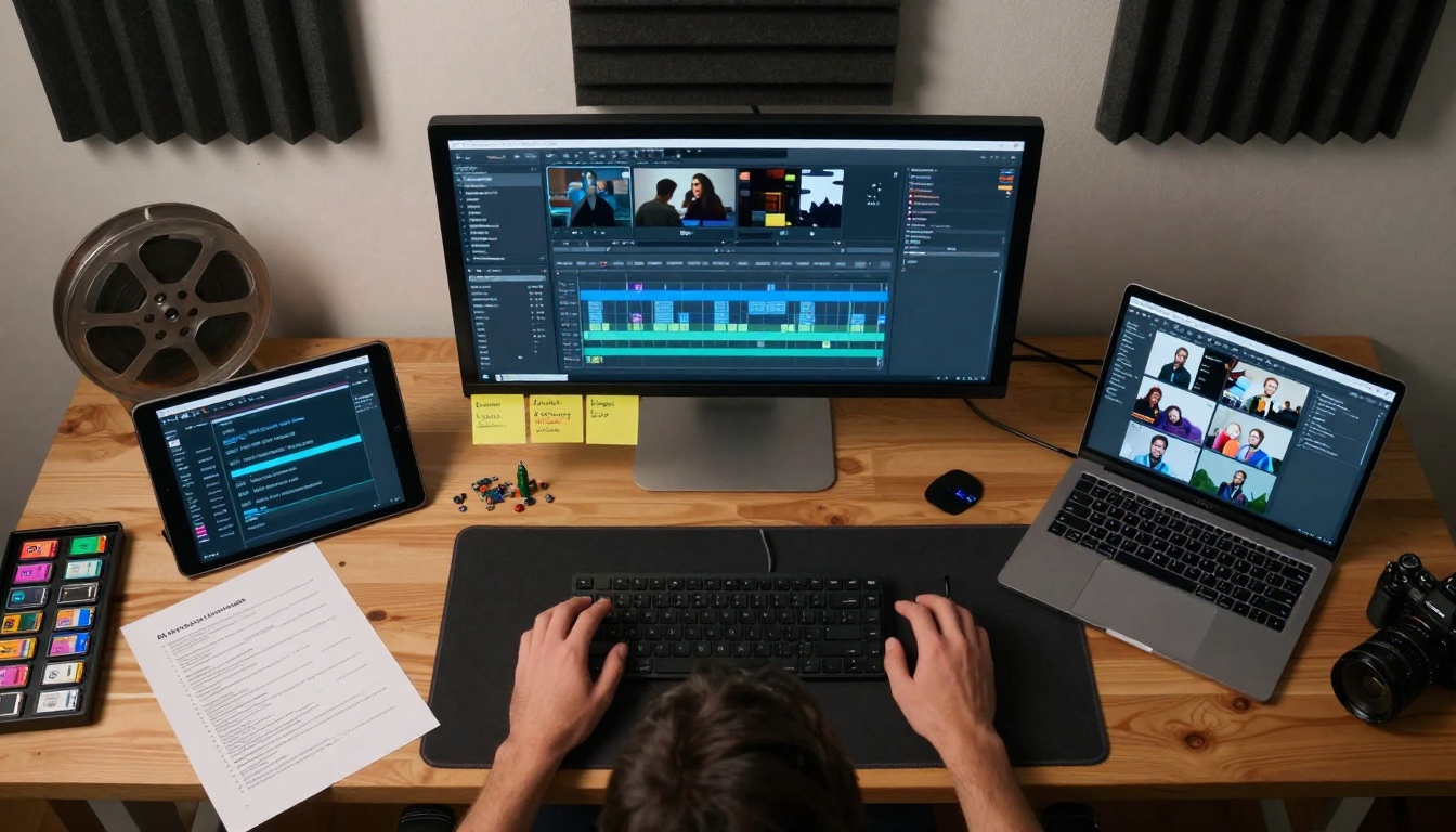 Aerial AI Editing Workspace