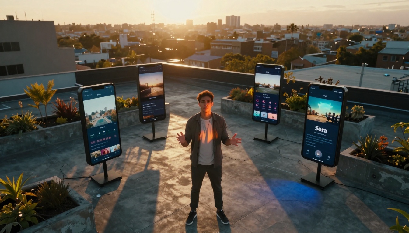 AI Video Creation Aerial View