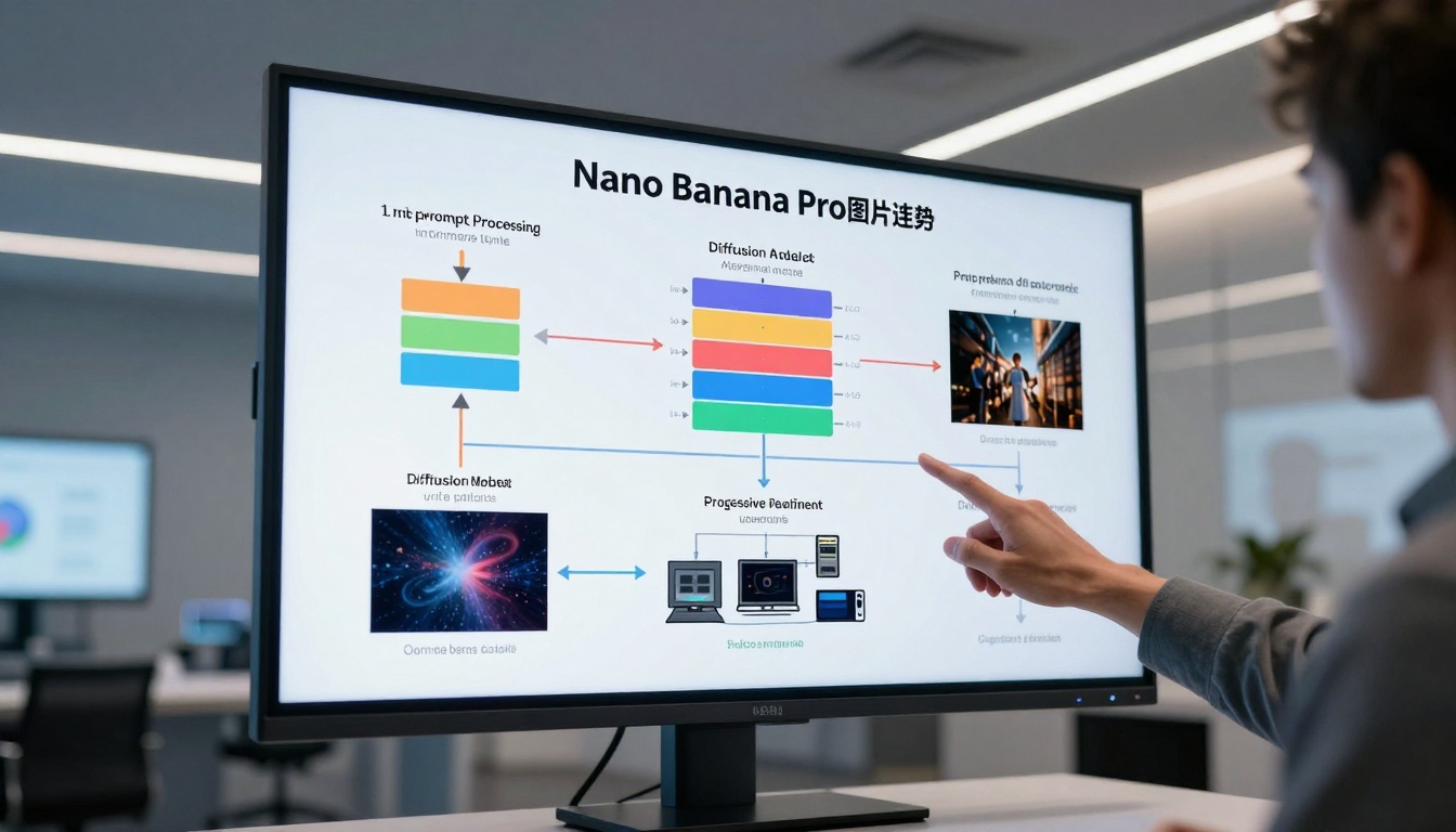 Nano Banana Pro Architecture Technical Diagram
