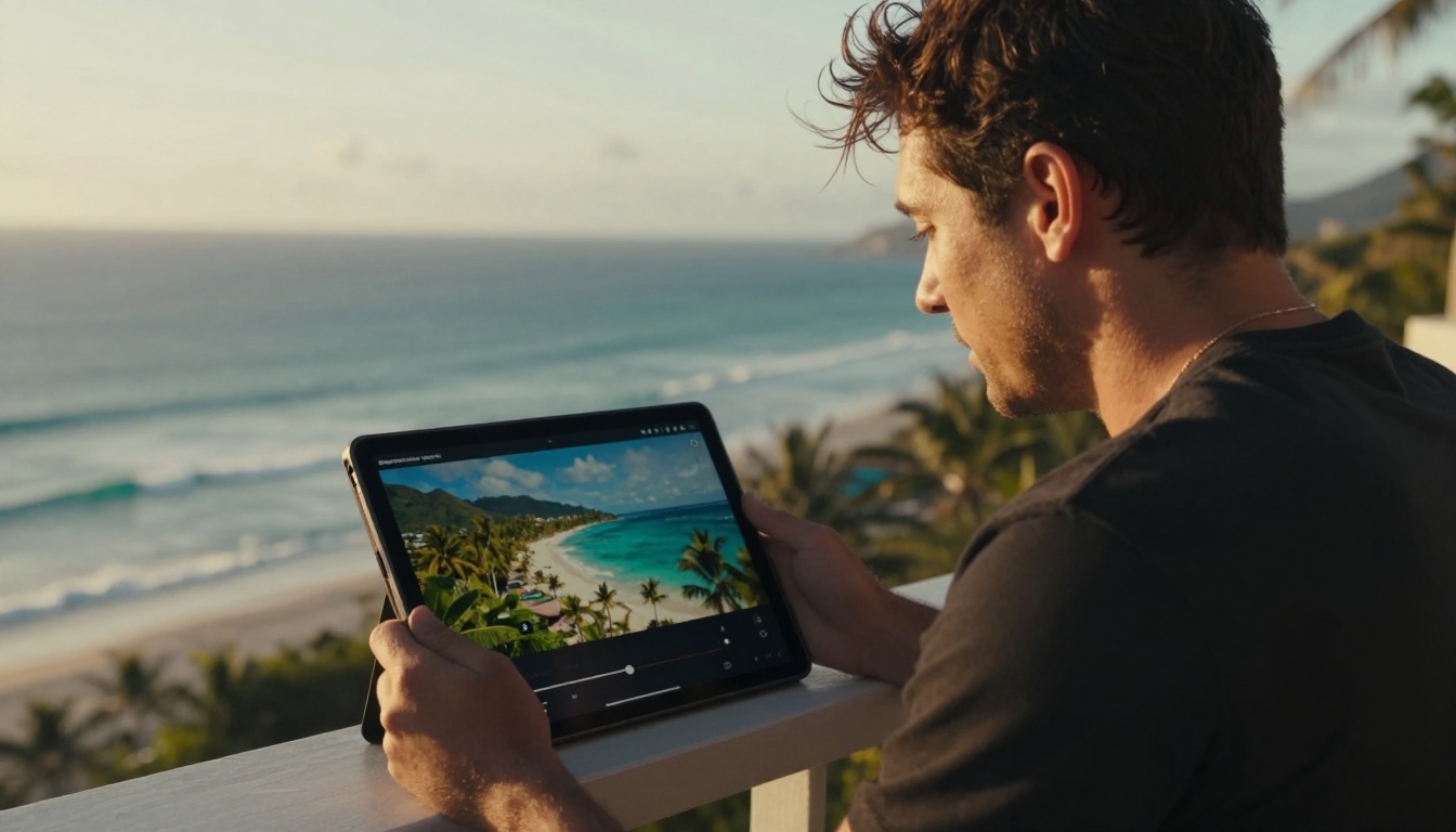 Travel vlogger using Google Veo 3.1