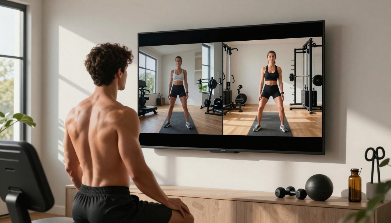Fitness influencer using Real-ESRGAN