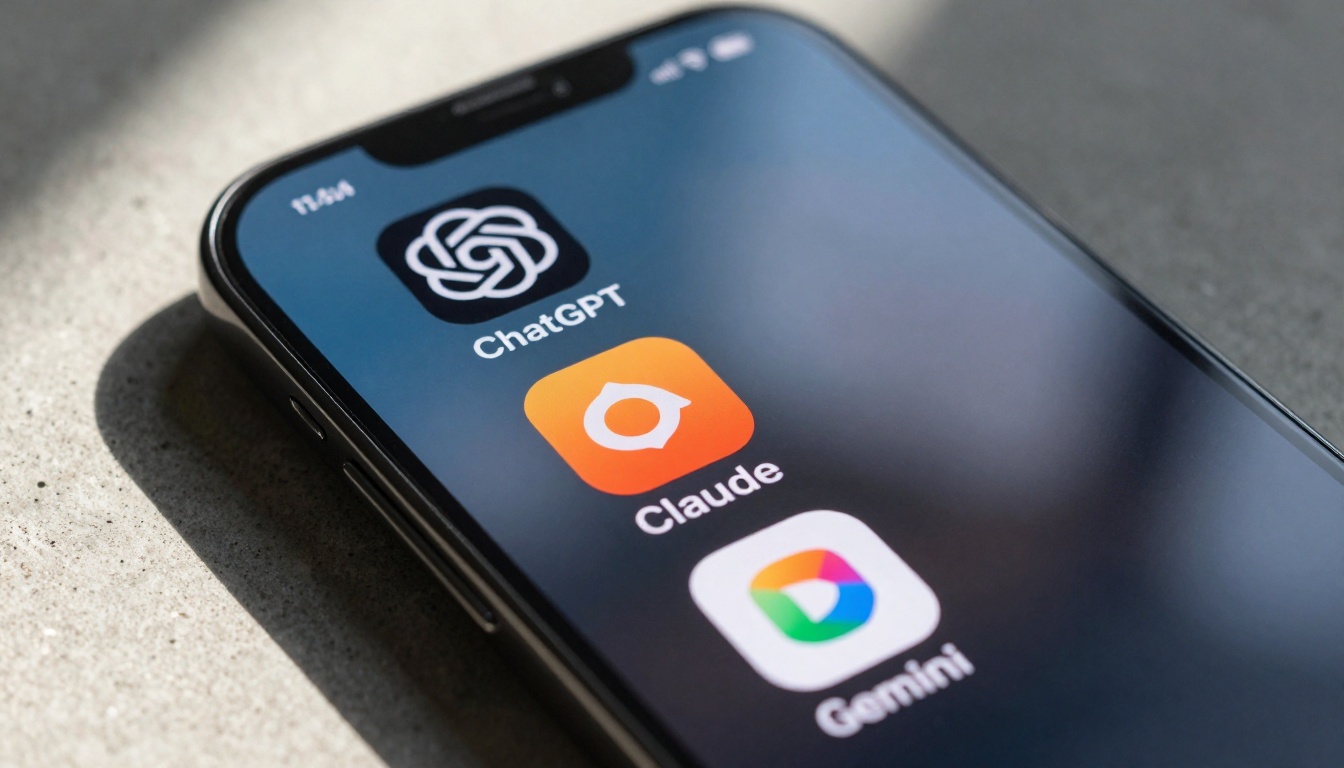 AI Chat App Icons Comparison AI Chat App Icons Comparison