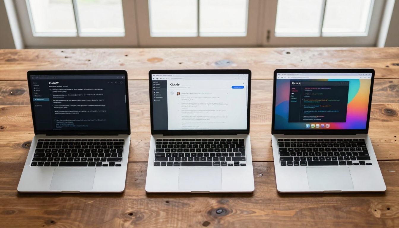 Three AI Chat Interfaces Compared Three AI Chat Interfaces Compared