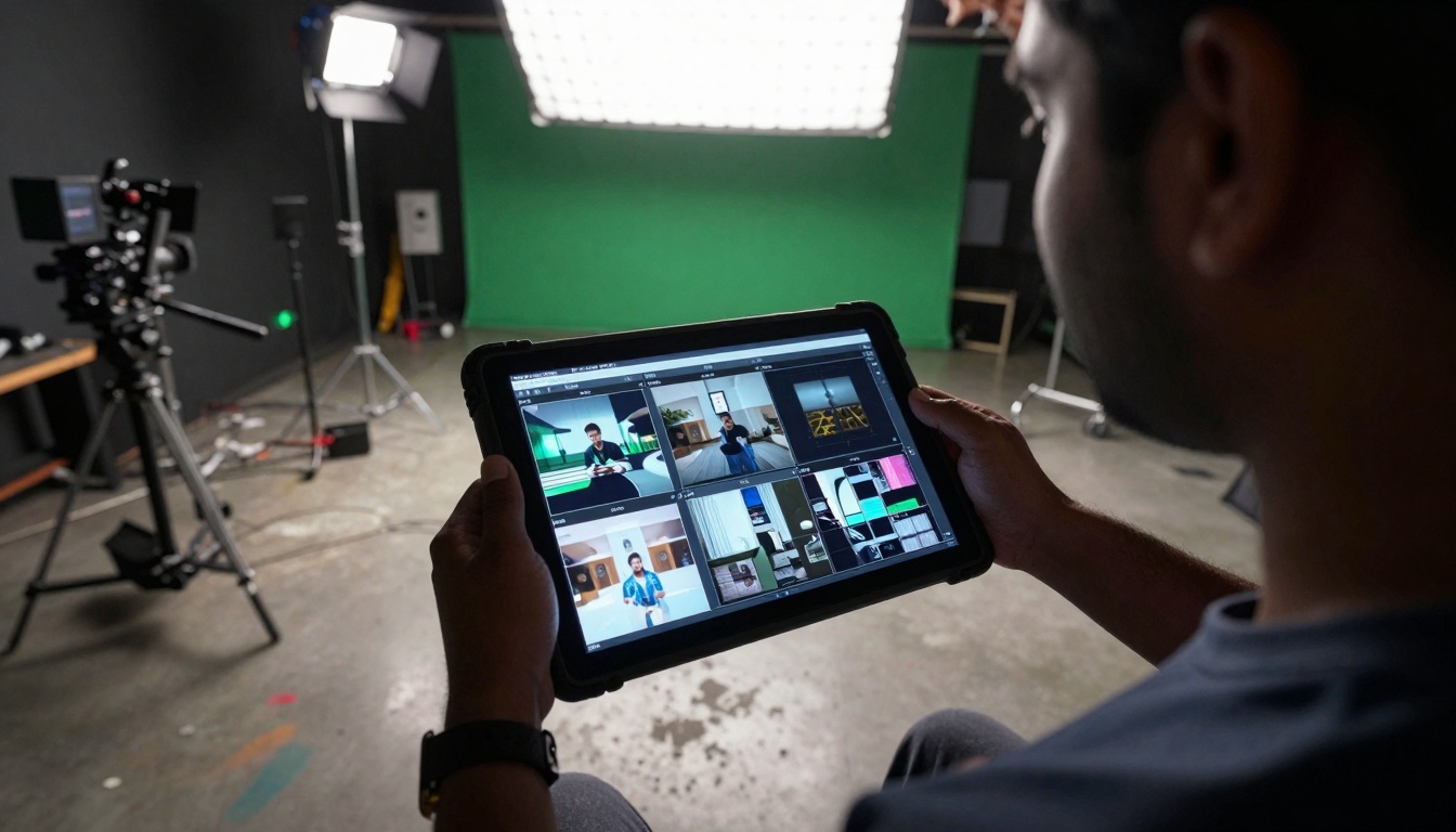 AI Storyboard Planning Low Angle