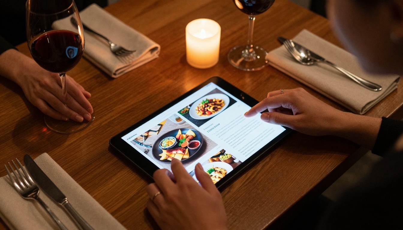 Restaurant Interactive Menu Example