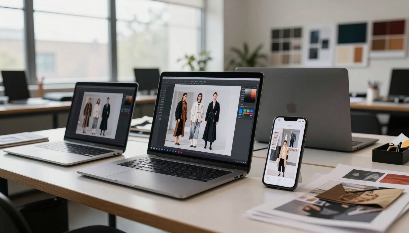 Fashion Lookbook Multi-Device Display