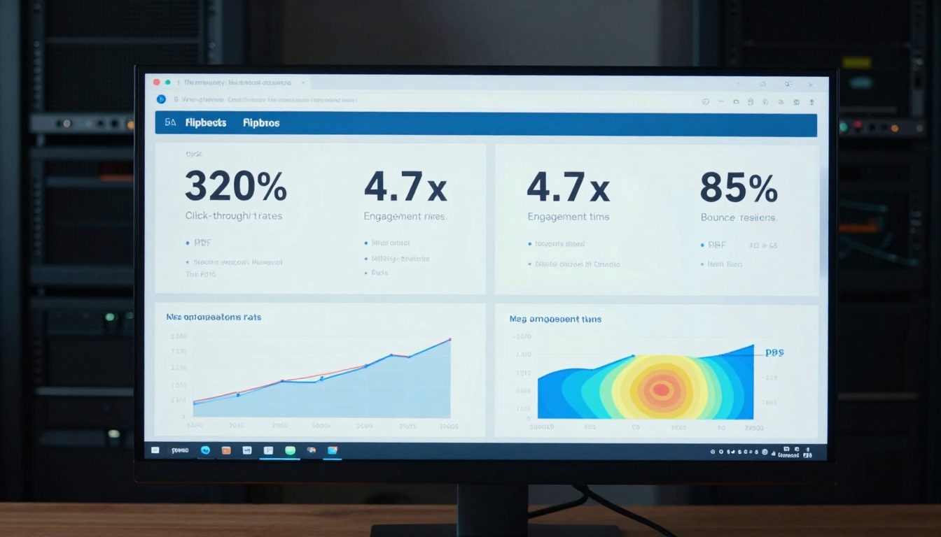 Analytics dashboard showing detailed performance comparison