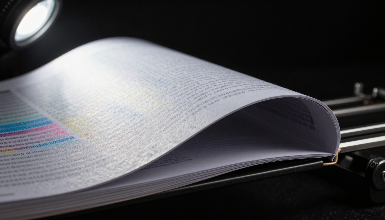Extreme close-up of digital page turning Extreme close-up of digital page turning