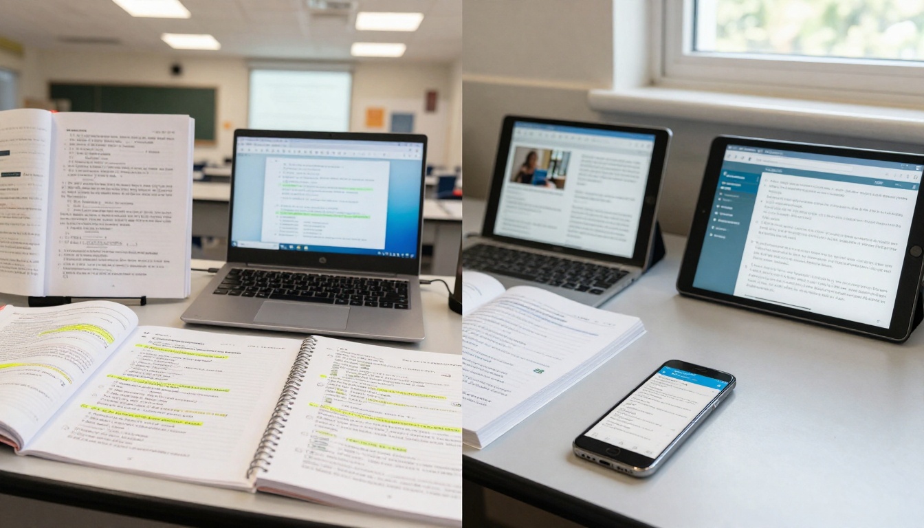 Educational Materials Multi-device Comparison Educational Materials Multi-device Comparison