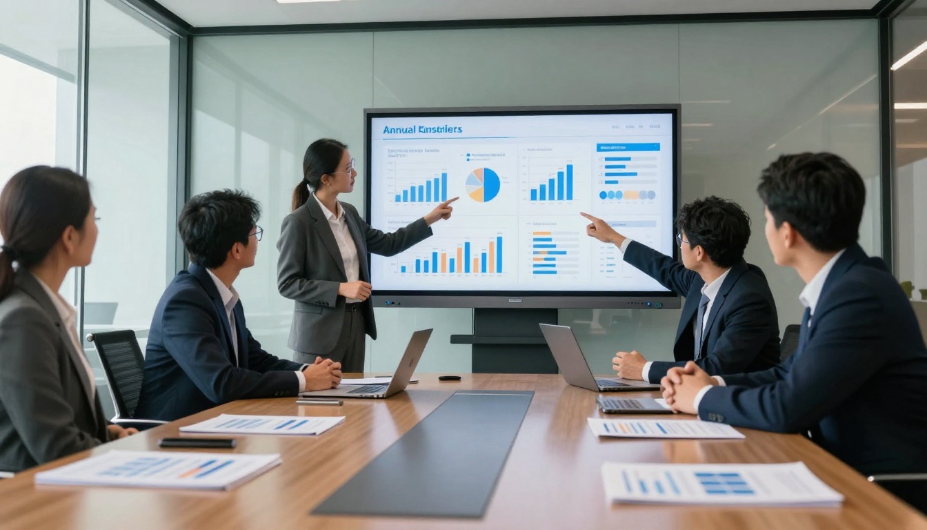 Business Report Digital Presentation Business Report Digital Presentation