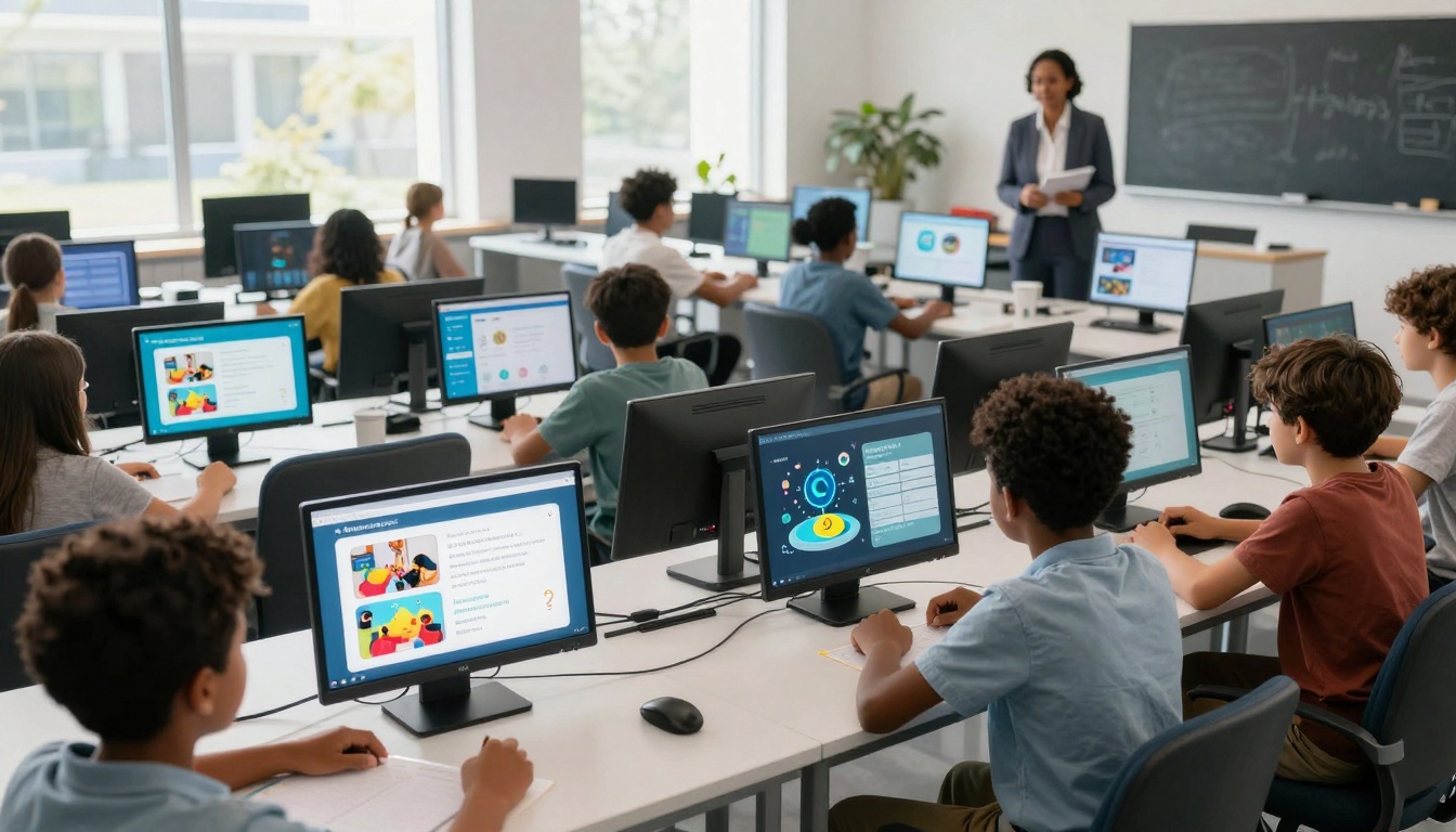 Digital classroom with personalized flipbooks