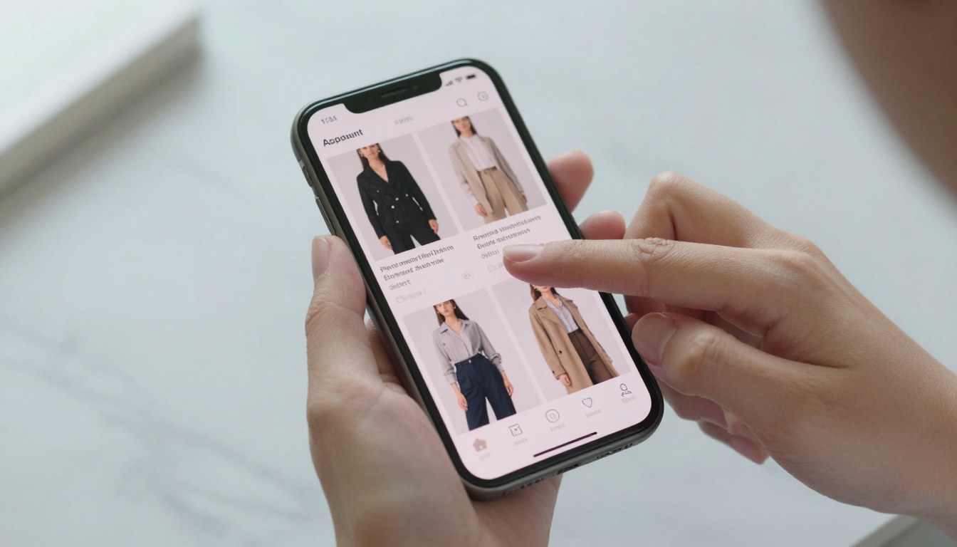 Mobile flipbook interaction close-up