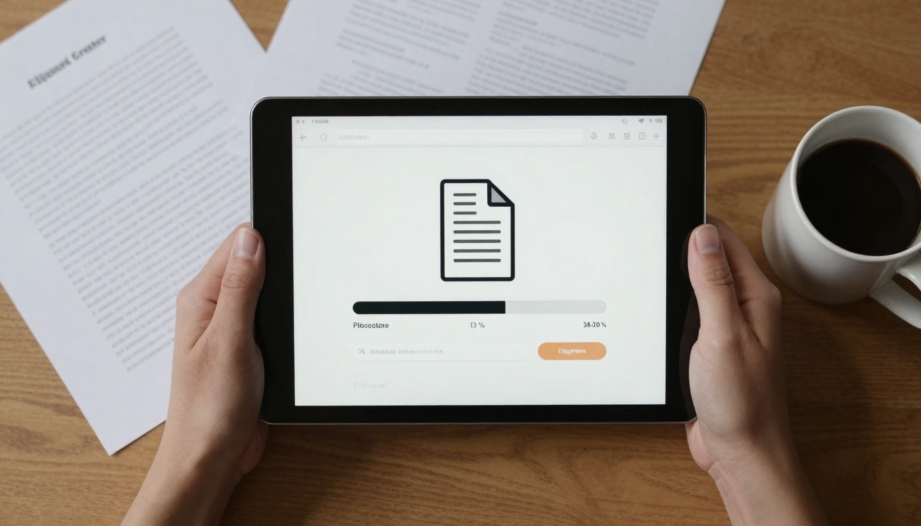 PDF Upload Process