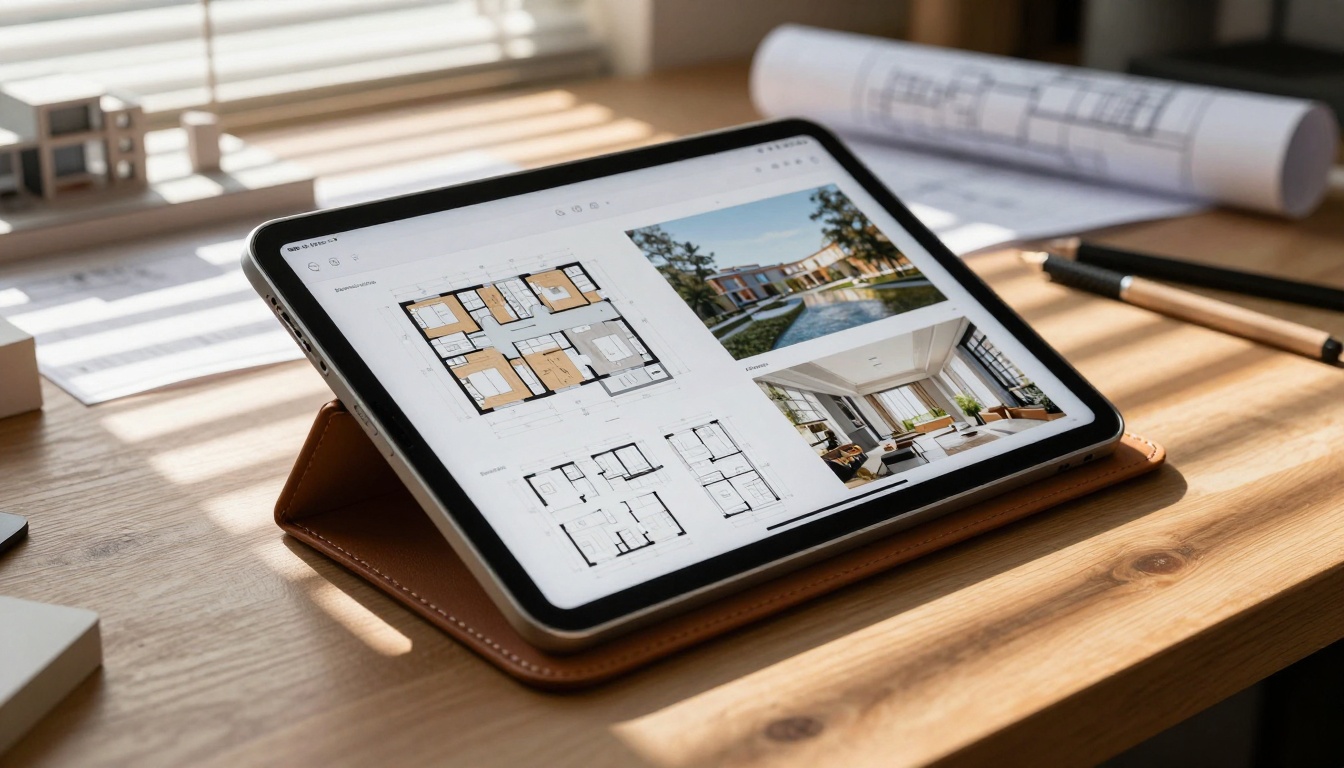 Tablet flipbook workspace